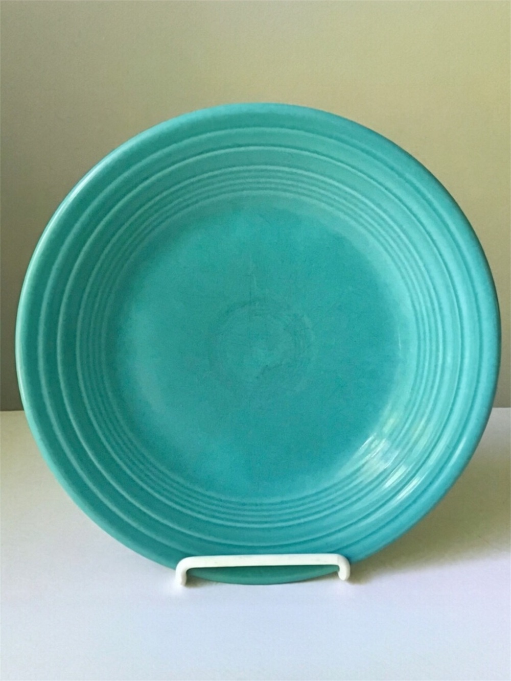 Vintage Fiesta Turquoise Blue 9” Luncheon Plate 2006 Homer Laughlin Lead Free